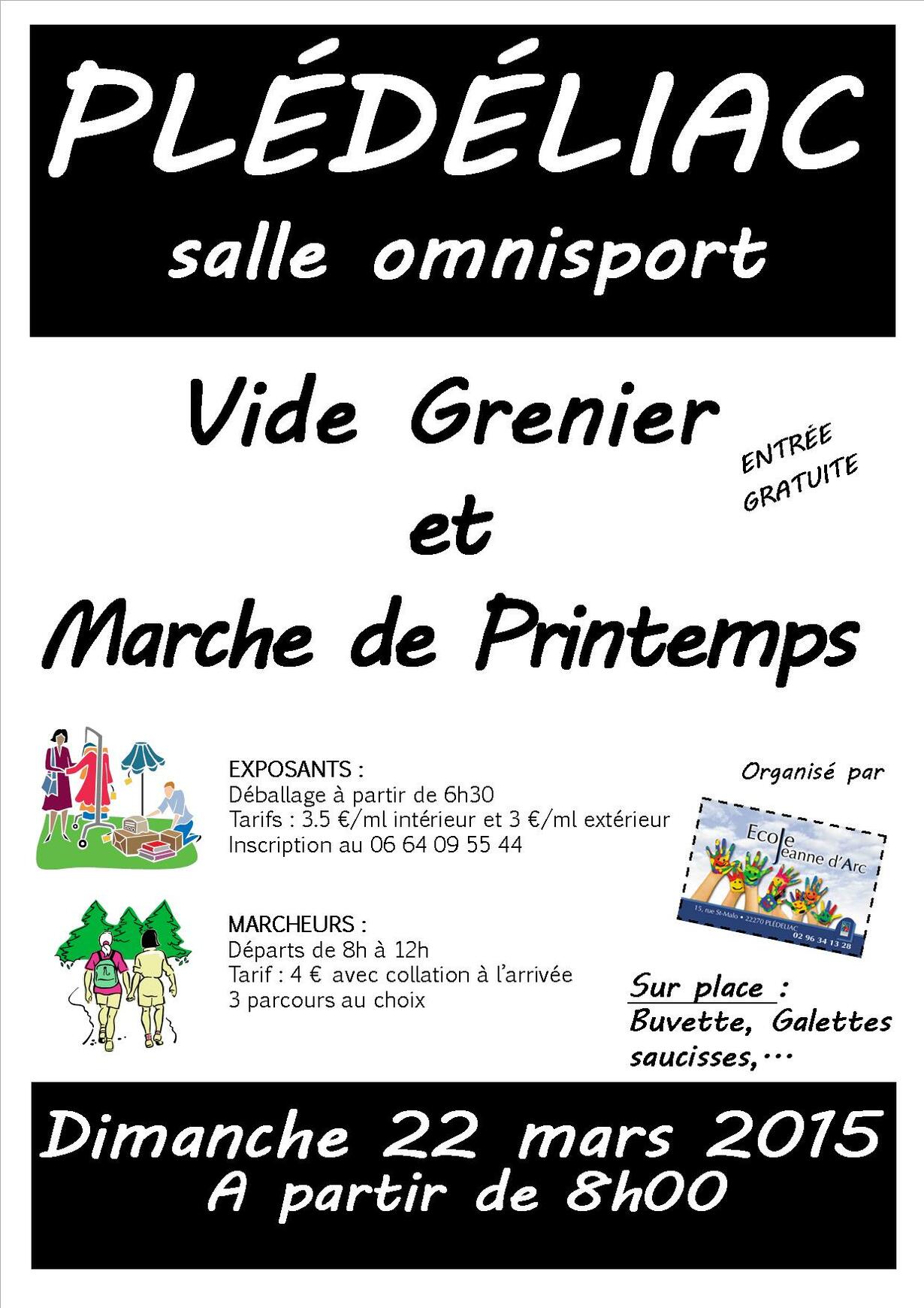 dimanche 22 mars - vide grenier et marche de printemps dimanche 22 mars - vide grenier et marche de printemps