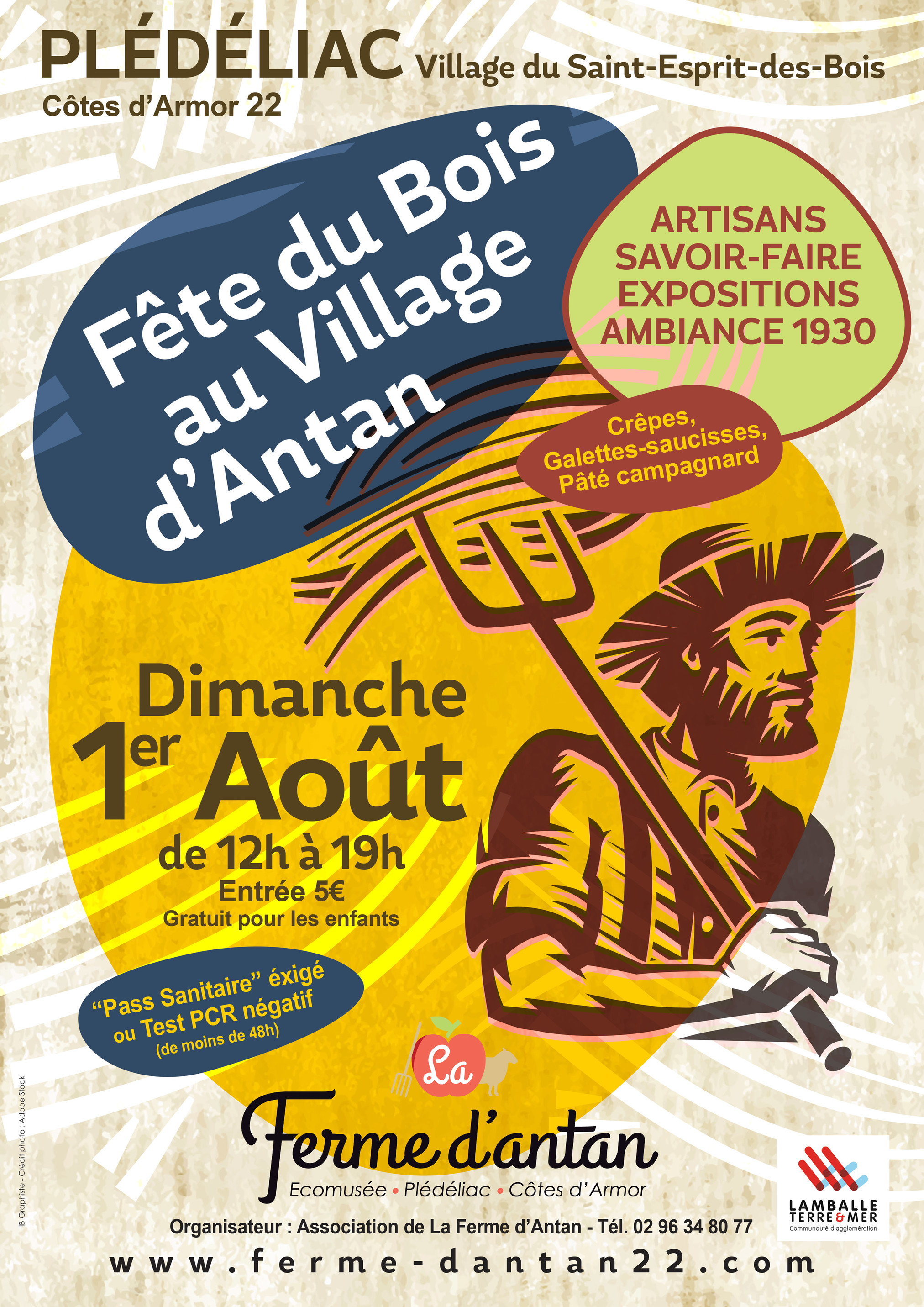 Ce dimanche 1er août fête du Bois au village d'Antan